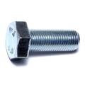 Midwest Fastener Class 8.8, M12-1.25 Hex Head Cap Screw, Zinc Plated Steel, 30 mm L, 25 PK 51358